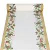PAPSTAR Runner da tavolo vischio e pigne 37231 multicolore 40 cm x 24 m