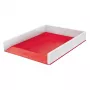 Leitz WOW Duo Colour Vassoio portadocumenti bianco perla/rosso