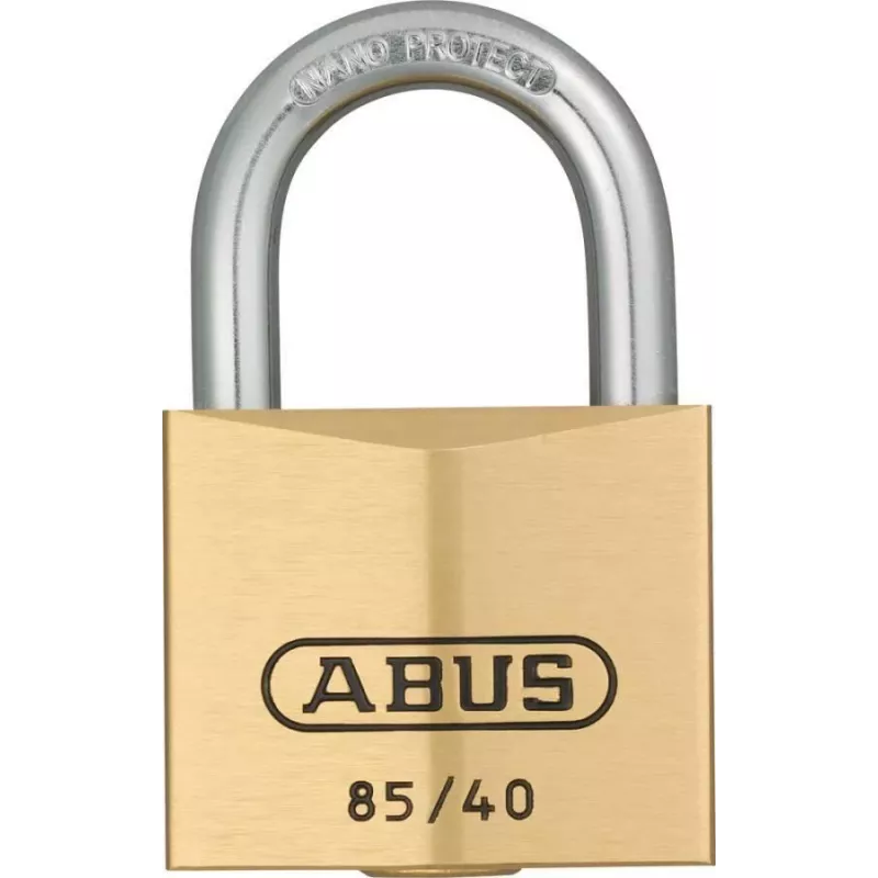 ABUS 85/50 Lucchetto massiccio in ottone 50 mm con archetto in acciaio temprato, 2 chiavi 806315