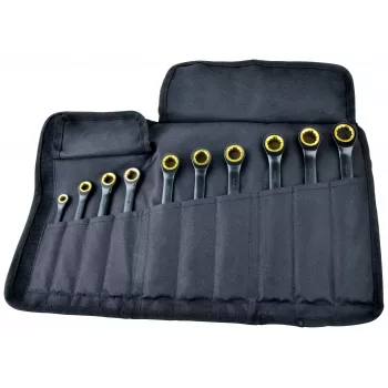 BRÜDER MANNESMANN Q25210 Quantool set 10 chiavi combinate 8-19 mm