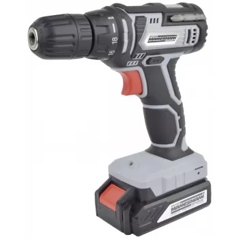 BRÜDER MANNESMANN M17680 avvitatore trapano a batteria 20V con batteria Li-Ion 1,3Ah, 2 marce, 35Nm, luce LED