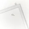 ZELLER lavagna per pianificazione 60 x 40 cm lavagna bianca magnetica con cornice in alluminio 11515