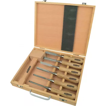 Brüder Mannesmann set 7 utensili per intaglio del legno M66107