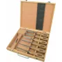Brüder Mannesmann set 7 utensili per intaglio del legno M66107