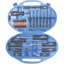 Brüder Mannesmann 11242 set 42 cacciaviti con bit a taglio, Phillips, Pozidriv, Torx, brugola e supporto da parete