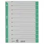 LEITZ 16523055 separatori in cartone A4, verde, 25 fogli, universale 11 fori, 160 g/m²