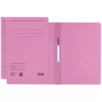 LEITZ Rapid cartella con fermagli, DIN A4, cartone Manila, rosa, 250 g/m², capacità 250 fogli, confezione da 25 (3000-00-22)