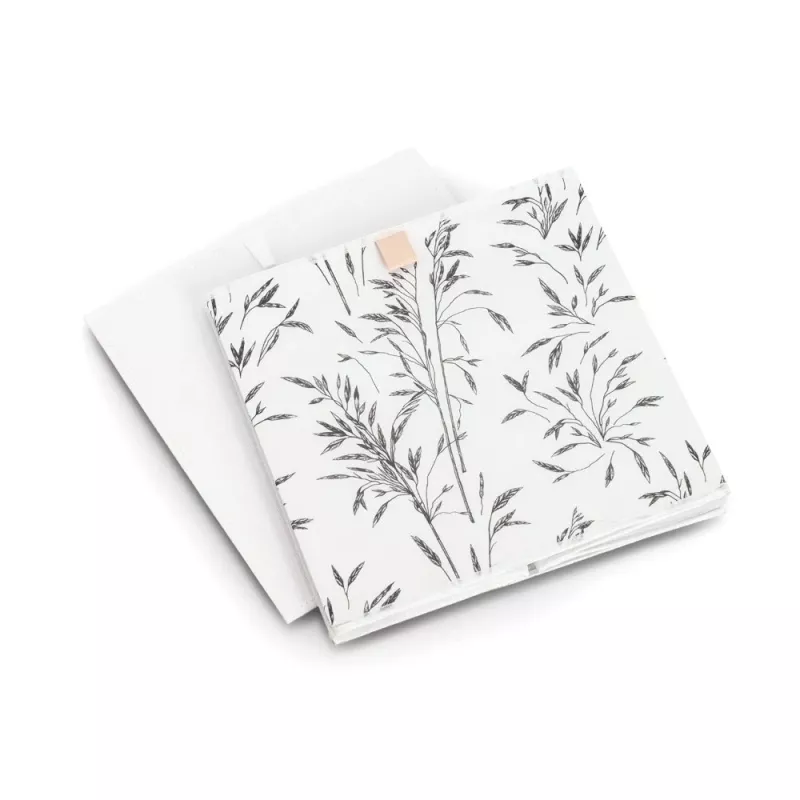 Zeller scatola contenitore in erba bianca 32 x 32 x 32 cm 14536