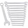 BRÜDER MANNESMANN set di chiavi combinate, 12 pezzi, acciaio cromo-vanadio, DIN 3113, 6-22 mm, cromate (130-12 DIN)