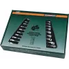 BRÜDER MANNESMANN set di chiavi combinate, 12 pezzi, acciaio cromo-vanadio, DIN 3113, 6-22 mm, cromate (130-12 DIN)