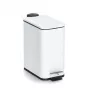 Zeller 18960 Cestino per rifiuti 5,0 L, bianco