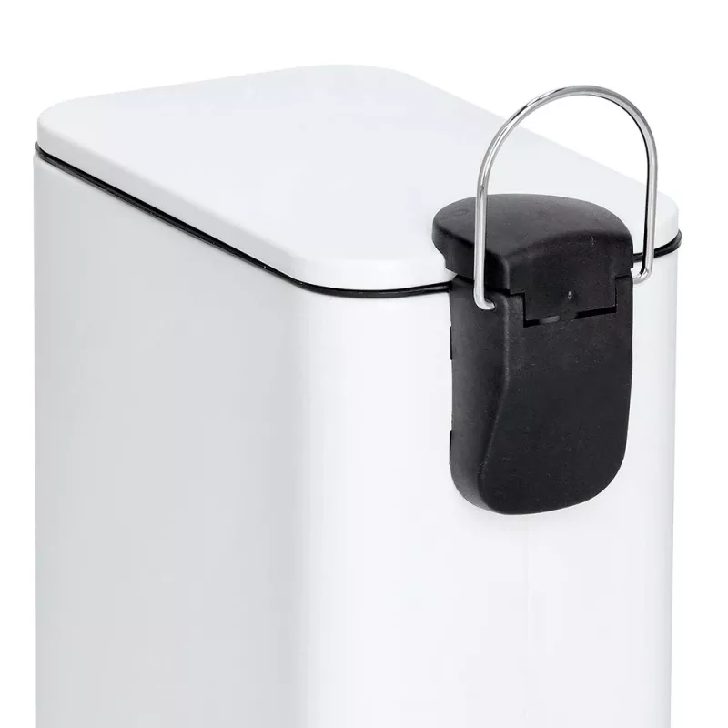 Zeller 18960 Cestino per rifiuti 5,0 L, bianco