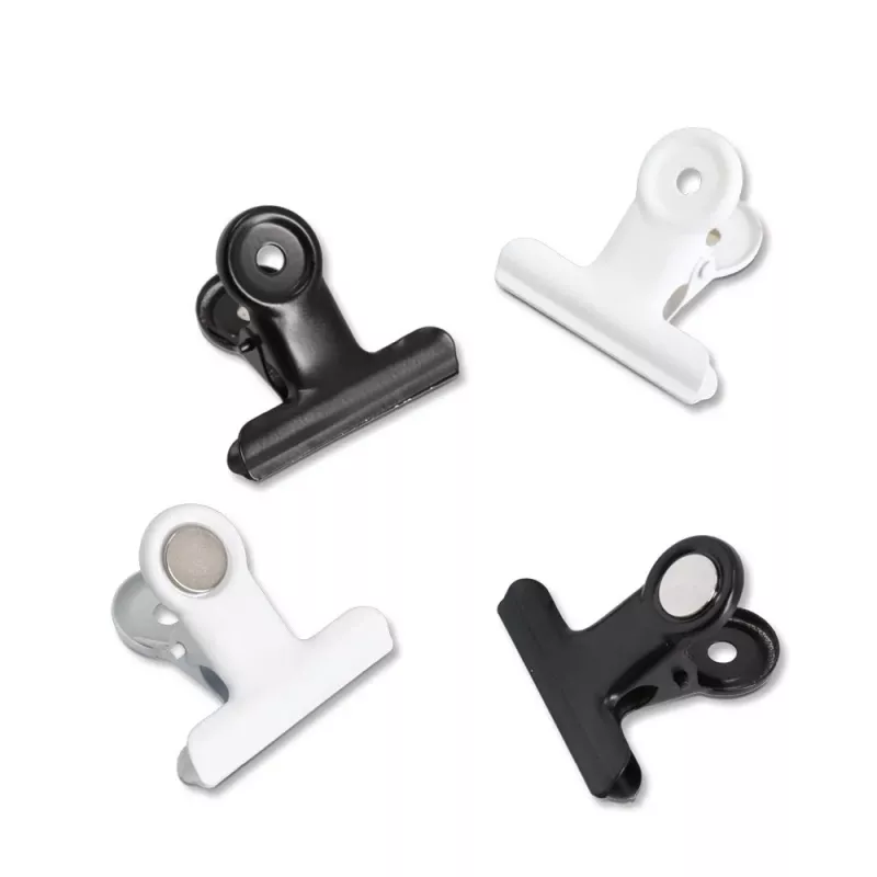 Zeller Clip magnetiche nero metallo 4,0 x 1 set (11264)