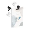 Zeller Clip magnetiche nero metallo 4,0 x 1 set (11264)
