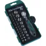 BRÜDER MANNESMANN set di chiavi a bussola e punte da 38 pezzi, attacco 1/4 inch, cricchetto reversibile, acciaio CrV 29891