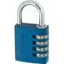 ABUS 488078 Lucchetto massiccio in ottone con archetto in acciaio temprato, corpo 45 mm, chiave diversa, 2 chiavi ABVS48807