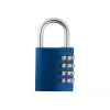 ABUS 488078 Lucchetto massiccio in ottone con archetto in acciaio temprato, corpo 45 mm, chiave diversa, 2 chiavi ABVS48807