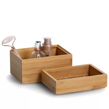 Zeller Natural Scatole organizer 17 x 12 x 12 cm (13319)