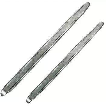 Brüder Mannesmann 658-400 Set da 2 pezzi di leve smontagomme, acciaio cromo-vanadio, 400 mm