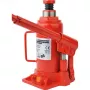 BRÜDER MANNESMANN Cric idraulico 10 t con valvola di sovraccarico, rosso (M00710)