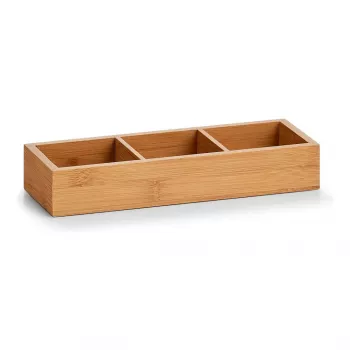Zeller Scatola organizzatrice Natural 28 x 10,2 x 4,5 cm (13335)