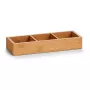 Zeller Scatola organizzatrice Natural 28 x 10,2 x 4,5 cm (13335)