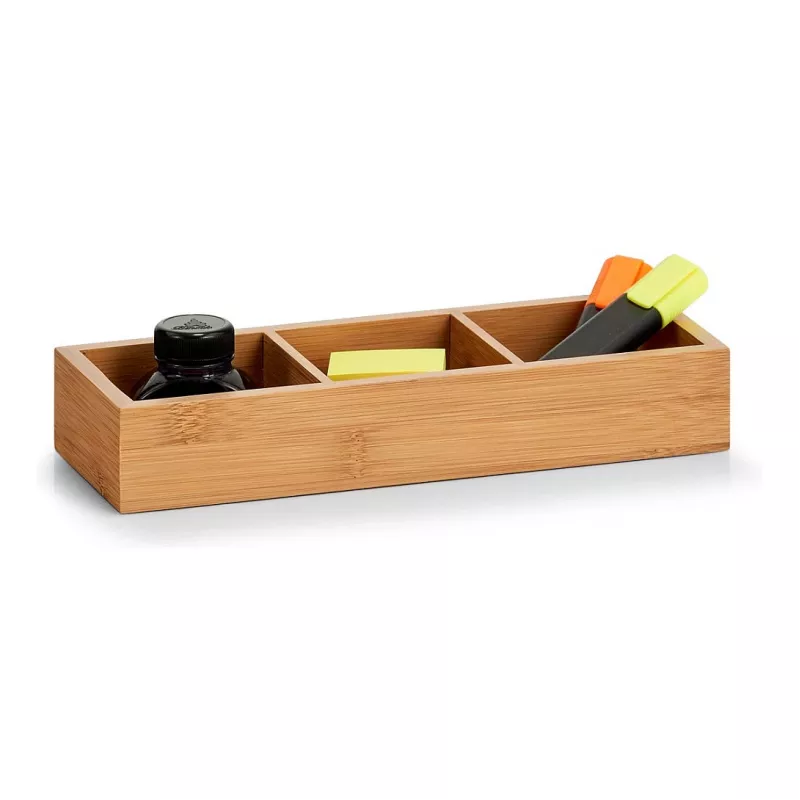 Zeller Scatola organizzatrice Natural 28 x 10,2 x 4,5 cm (13335)