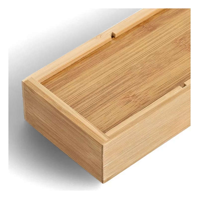 Zeller Scatola organizzatrice Natural 28 x 10,2 x 4,5 cm (13335)