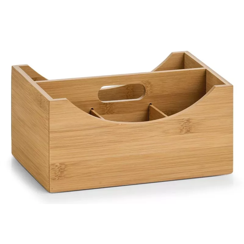 Zeller Scatola portoggetti Natural 25 x 18 x 12 cm bambù 13336