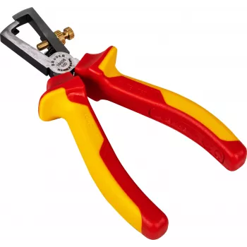 BRÜDER MANNESMANN Pinza spellafili VDE 160 mm, isolata 1000V, cromo-vanadio, rosso/giallo 10608