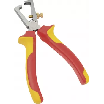 BRÜDER MANNESMANN Pinza spellafili VDE 160 mm, isolata 1000V, cromo-vanadio, rosso/giallo 10608