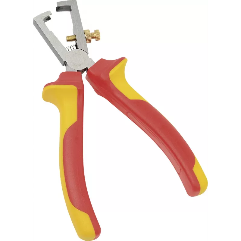 BRÜDER MANNESMANN Pinza spellafili VDE 160 mm, isolata 1000V, cromo-vanadio, rosso/giallo 10608