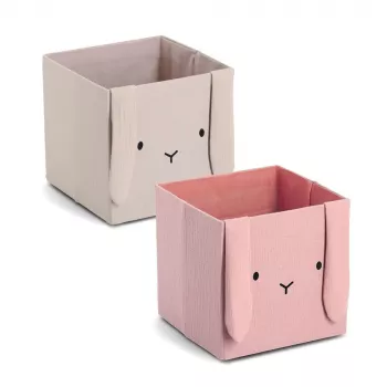 Zeller Rabbit Scatola portoggetti beige 28 x 28 x 28 cm (14492)