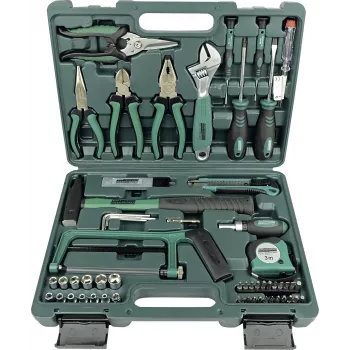 Brüder Mannesmann M29074 Set di utensili manuali fai da te da 74 pezzi in valigetta