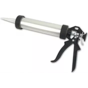 Brüder Mannesmann 482-100 Pistola manuale per cartucce da 310 ml, struttura a scheletro, rosso/nero