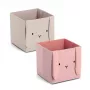 Zeller Hase Scatola portoggetti rosa antico 28 x 28 x 28 cm 14493