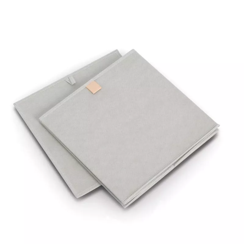 Zeller Scatola portoggetti grigio 32 x 32 x 32 cm (14539)