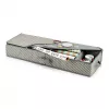 Zeller Organizer per carta regalo grigio/bianco 90 x 30 x 12 cm (14665)