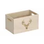 Zeller Hirsch Scatola portoggetti naturale 25 x 15 x 14 cm (15220)