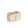 Zeller Hirsch Scatola portoggetti naturale 25 x 15 x 14 cm (15220)