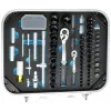BRÜDER MANNESMANN QUANTOOL Q25101 set di utensili da 233 pezzi in valigetta soffiata