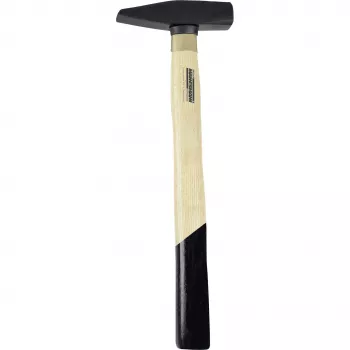 BRÜDER MANNESMANN martello da fabbro 300 g DIN 1041 con manico in tubo d'acciaio saldato, battente trasversale, impugnatura ergonomica, design a contrasto di colore 76503
