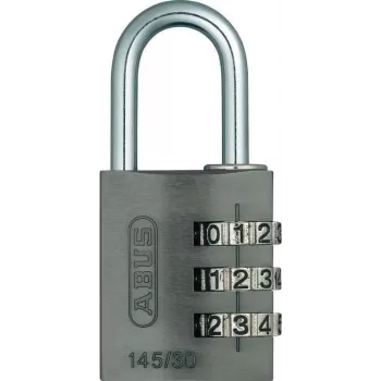 ABUS 466229 lucchetto massiccio in ottone con archetto in acciaio temprato, 30 mm, chiave unica? No, chiavi diverse, 2 chiavi
