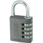 ABUS 48806 lucchetto massiccio in ottone con archetto in acciaio temprato, a chiave, 30 mm ABVS48806