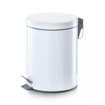 Zeller Kick cestino a pedale 5 L bianco 18700