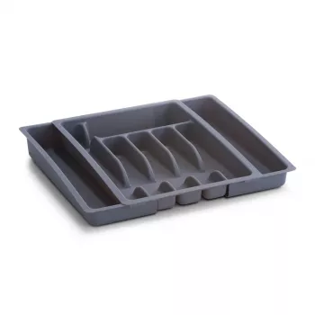Zeller 24887 portaposate, plastica, grigio