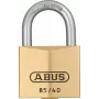 ABUS 85/40 lucchetto in ottone con archetto in acciaio temprato, 40 mm, chiave unica, 2 chiavi 806308
