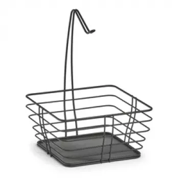 Cesto portafrutta Zeller nero 36 x 26 cm (27420)