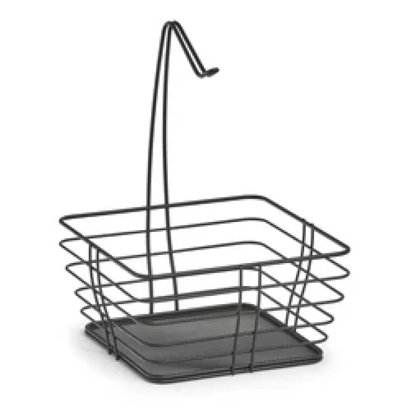 Cesto portafrutta Zeller nero 36 x 26 cm (27420)