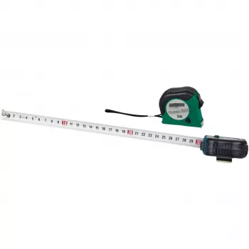 Brüder Mannesmann M80503 fettuccia metrica 5 m con nastro in acciaio 19 mm, custodia in ABS gommato, metrica, classe II
